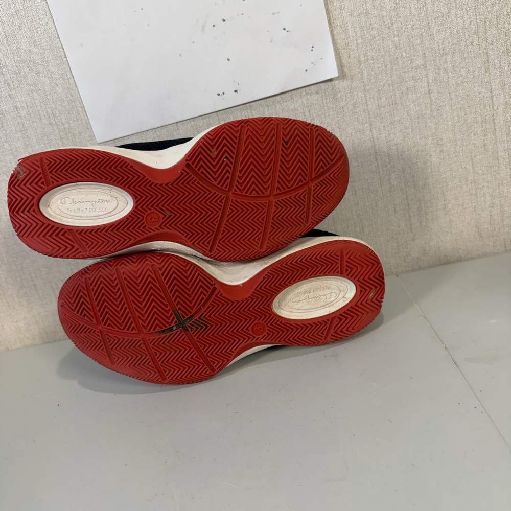 Champion Kids Black and Red High-Top Sneakers - Picture 6 of 8